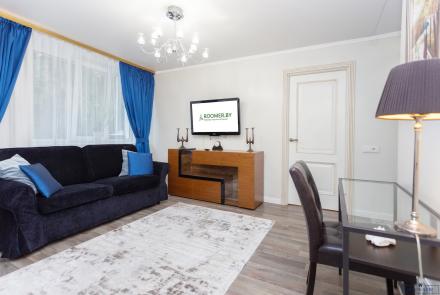 Двухкомнатная квартира в Минске на сутки улица Куйбышева, 46 гостиная