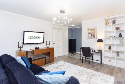 Двухкомнатная квартира в Минске на сутки улица Куйбышева, 46 гостиная