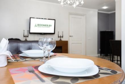 Двухкомнатная квартира в Минске на сутки улица Куйбышева, 46 кухня