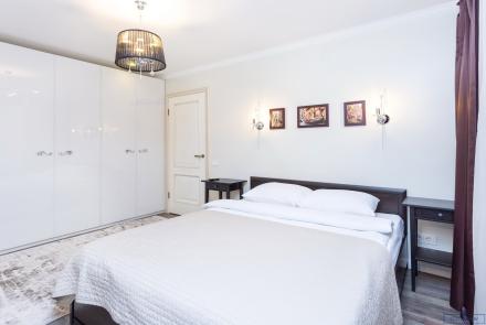 Двухкомнатная квартира в Минске на сутки улица Куйбышева, 46 спальня