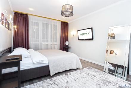 Двухкомнатная квартира в Минске на сутки улица Куйбышева, 46 спальня