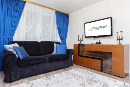 Двухкомнатная квартира в Минске на сутки улица Куйбышева, 46 гостиная