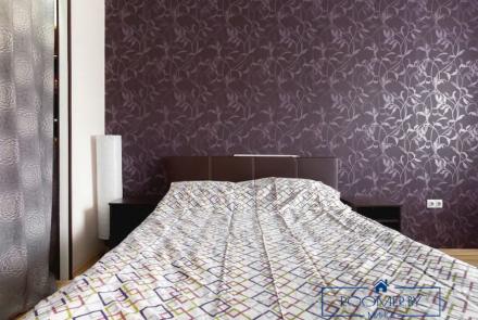 Двухкомнатная квартира на сутки Минск Мулявина спальня