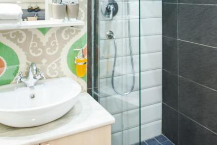 Однокомнатная квартира по адресу проспект Независимости, 37 душевая