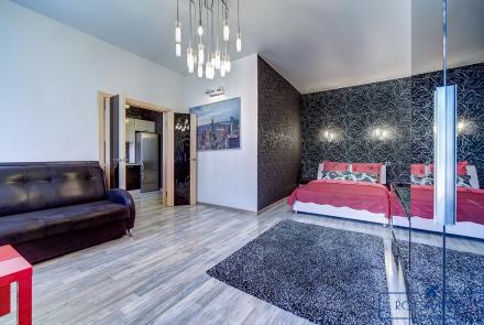 Квартира на сутки в Минске возле метро Площадь Якуба Коласа гостиная