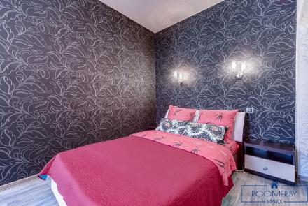 Квартира на сутки в Минске возле метро Площадь Якуба Коласа спальня