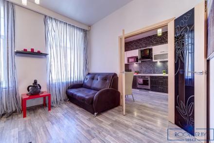 Квартира на сутки в Минске возле метро Площадь Якуба Коласа гостиная