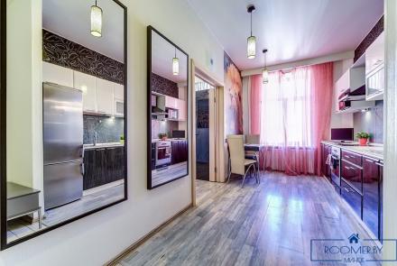 Квартира на сутки в Минске возле метро Площадь Якуба Коласа кухня