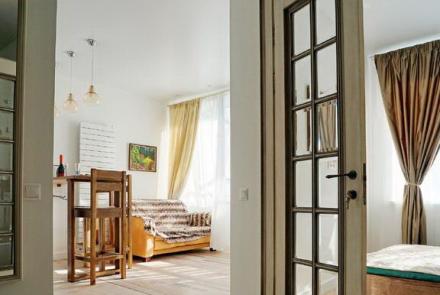 Квартира на сутки в Минске возле метро Площадь Якубы Коласа гостиная