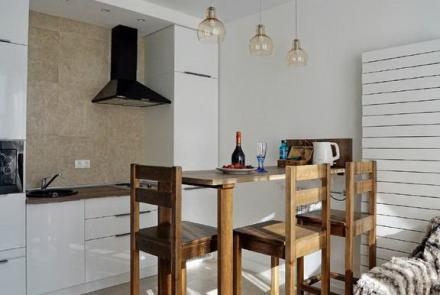 Квартира на сутки в Минске возле метро Площадь Якубы Коласа кухня