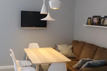 Квартира на сутки в Минске возле метро Площадь Якуба Коласа гостиная