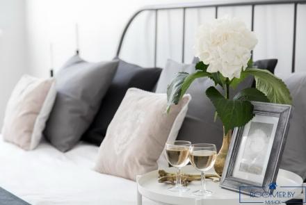 Квартира на сутки в Минске возле метро Площадь Якуба Коласа спальня