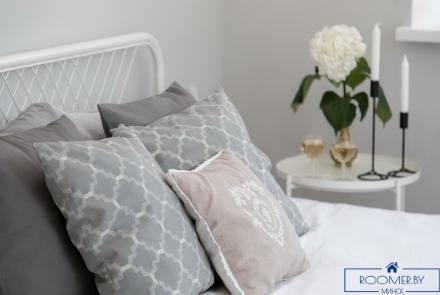 Квартира на сутки в Минске возле метро Площадь Якуба Коласа спальня