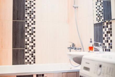 Однокомнатная квартира в Минске на Партизанском проспекте ванна