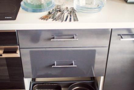 Однокомнатная квартира в Минске на Партизанском проспекте кухня