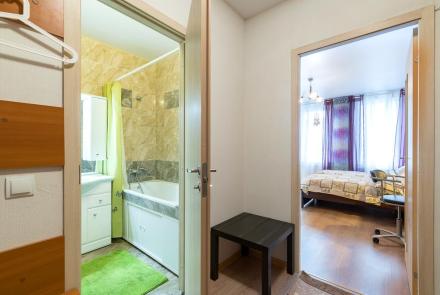 Однокомнатная квартира в Минске на Партизанском проспекте коридор