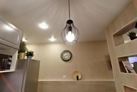 Однокомнатная квартира в Минске на Партизанском проспекте кухня