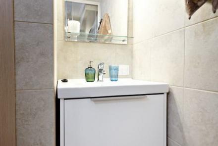 Однокомнатная квартира в Минске на Партизанском проспекте ванна