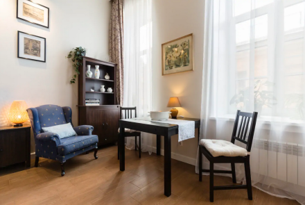 Однокомнатная квартира в Минске на Партизанском проспекте спальня