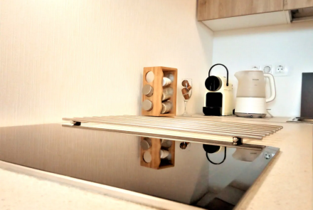 Однокомнатная квартира в Минске на Партизанском проспекте кухня