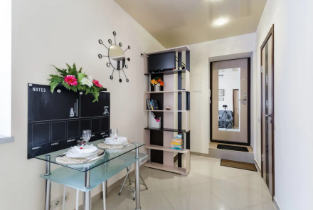 Однокомнатная квартира в Минске на Партизанском проспекте кухня