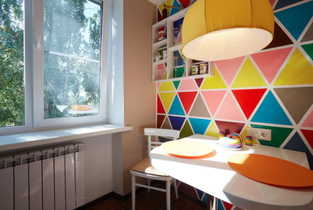 Однокомнатная квартира в Минске на Партизанском проспекте кухня