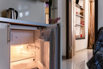 Однокомнатная квартира в Минске на Партизанском проспекте кухня