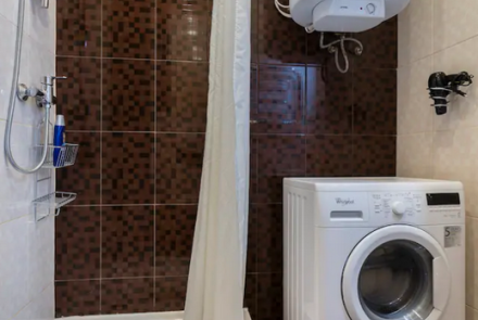 Однокомнатная квартира в Минске на Партизанском проспекте ванна