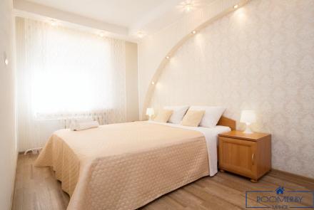 Двухкомнатная квартира на сутки в Минске на Партизанском проспекте спальня