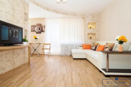 Двухкомнатная квартира на сутки в Минске на Партизанском проспекте гостиная