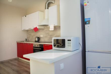 Двухкомнатная квартира на сутки в Минске на Партизанском проспекте кухня