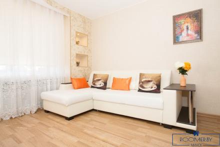 Двухкомнатная квартира на сутки в Минске на Партизанском проспекте гостиная