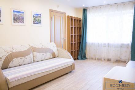 Двухкомнатная квартира на сутки в Минске на Партизанском проспекте гостиная