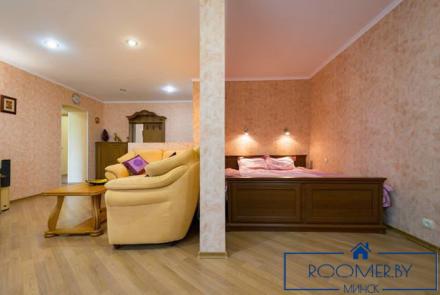 Двухкомнатная квартира на сутки в Минске на Партизанском проспекте гостиная