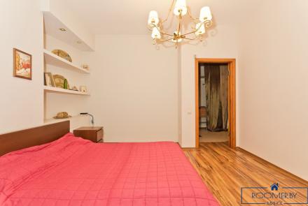 Двухкомнатная квартира на сутки в Минске на Партизанском проспекте спальня