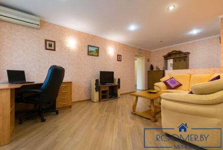 Двухкомнатная квартира на сутки в Минске на Партизанском проспекте гостиная
