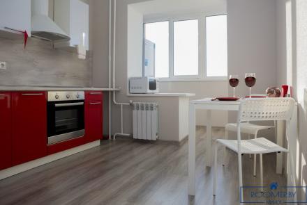 Двухкомнатная квартира на сутки в Минске на Партизанском проспекте кухня