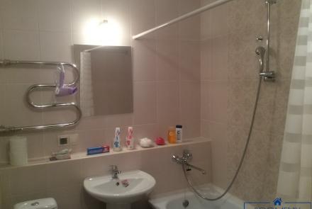 Однокомнатная квартира в Минске на Партизанском проспекте ванна