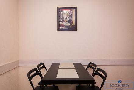 Однокомнатная квартира в Минске на Партизанском проспекте кухня