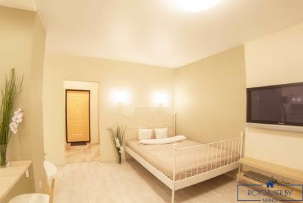 Однокомнатная квартира в Минске на Партизанском проспекте спальня