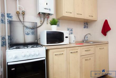 Однокомнатная квартира в Минске на Партизанском проспекте кухня