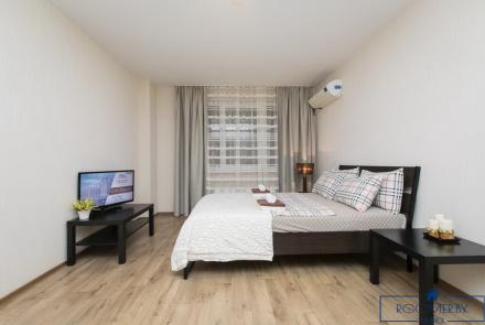 Однокомнатная квартира в Минске на Партизанском проспекте спальня