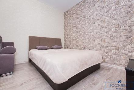 Однокомнатная квартира в Минске на Партизанском проспекте спальня