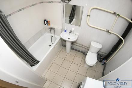 Однокомнатная квартира в Минске на Партизанском проспекте ванна