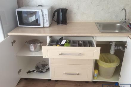 Однокомнатная квартира в Минске на Партизанском проспекте кухня