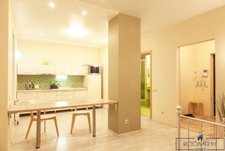 Однокомнатная квартира в Минске на Партизанском проспекте кухня