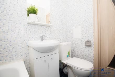 Однокомнатная квартира в Минске на Партизанском проспекте ванна