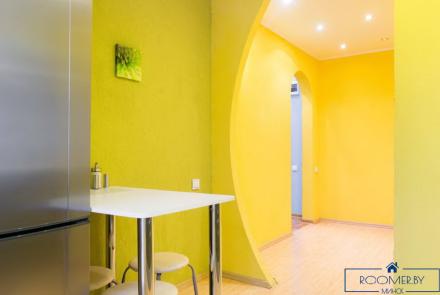 Однокомнатная квартира в Минске на Партизанском проспекте кухня