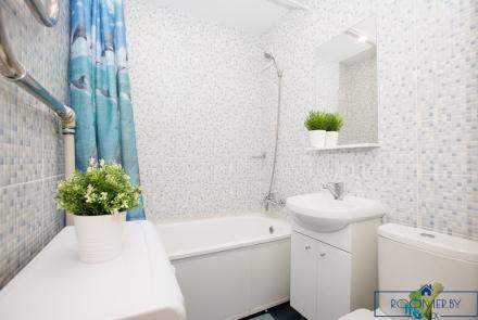 Однокомнатная квартира в Минске на Партизанском проспекте ванна