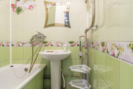 Однокомнатная квартира в Минске на Партизанском проспекте ванна